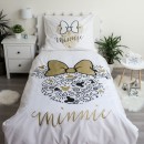 Disney Minnie  Gold bedding set 140×200cm, 70×90 cm