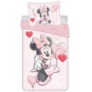 Disney Minnie  Heart Balloons bed linen set 140×200cm, 70×90 cm