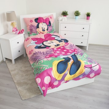 Disney Minnie  bedding set 140×200cm, 70×90 cm microfiber