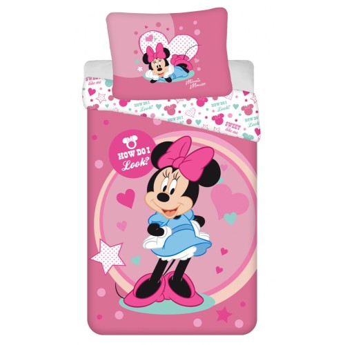 Disney Minnie  Look bedding set 140×200cm, 70×90 cm microfibre