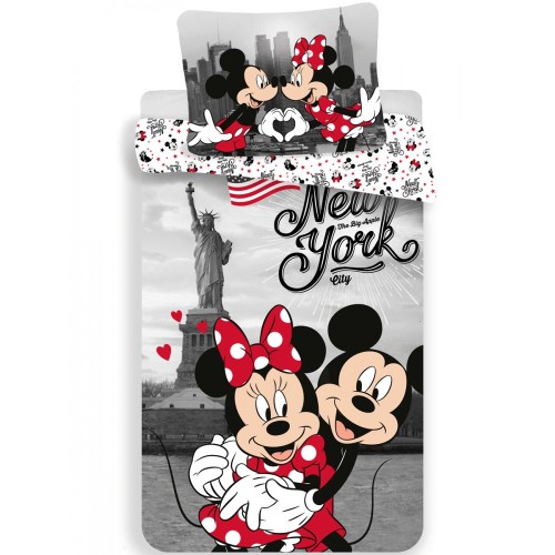 Disney Minnie  New York bed linen 140×200cm, 70×90 cm
