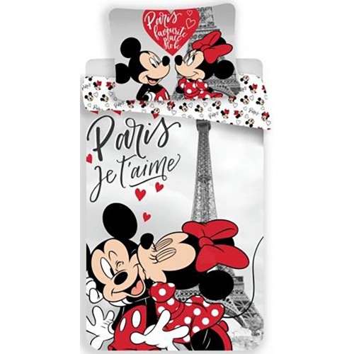 Disney Minnie  Paris Bedding Set 140×200cm, 70×90 cm