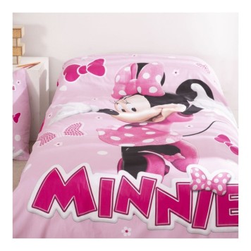 Disney Minnie  Pink Polka Bow bedding set 140×200cm, 65x65 cm