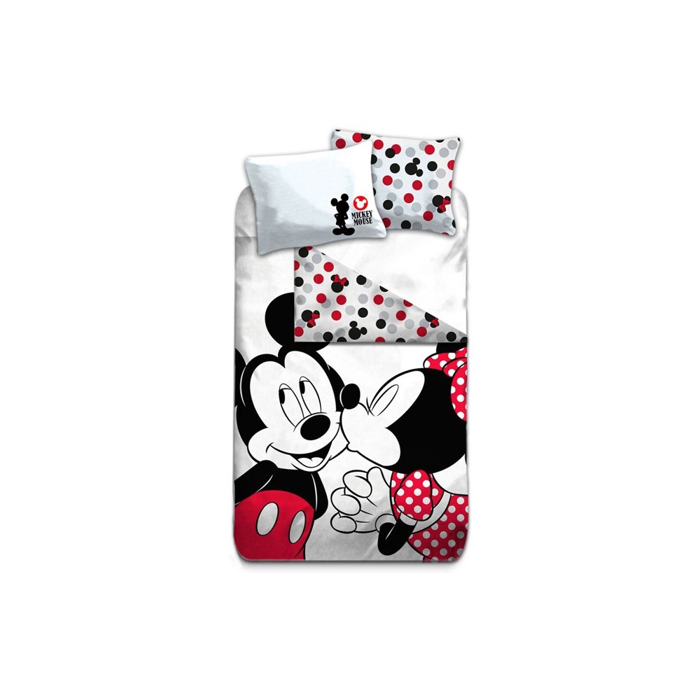 Disney Minnie  Mickey Love Bedding Set 155×200cm, 50x80 cm
