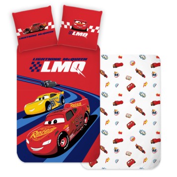 Disney Cars Racing Hero bedding set 140×200cm, 70×90 cm