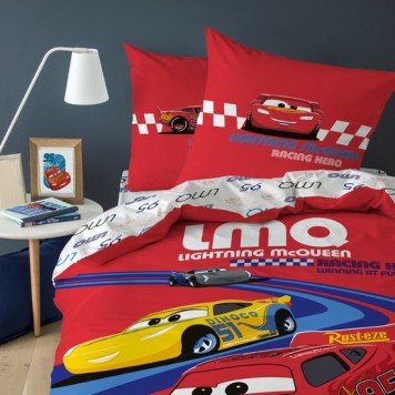 Disney Cars Racing Hero bedding set 140×200cm, 70×90 cm