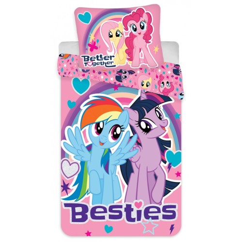 My Little Pony bedding set 140×200cm, 70×90 cm