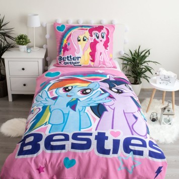 My Little Pony bedding set 140×200cm, 70×90 cm