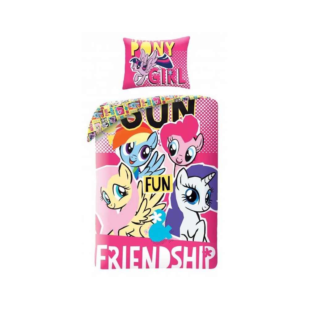 My Little Pony Fun bedding set 140×200cm, 70×90 cm