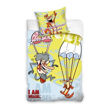 I Am Weasel Parachute bedding cover 140×200cm, 70×90 cm