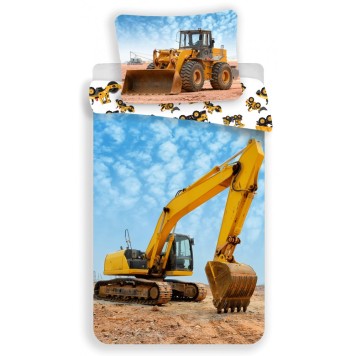 Construction Construction, Bedding Set Dredger 140×200cm, 70×90 cm