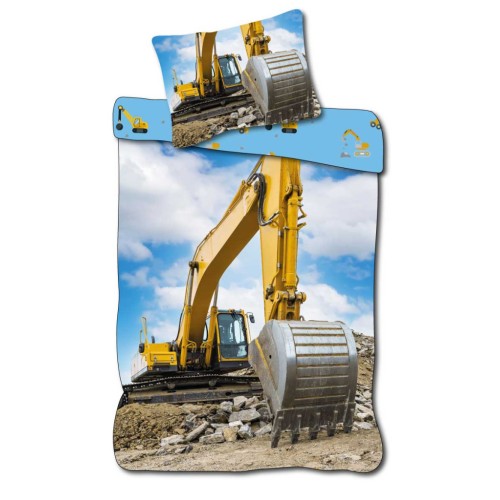 Construction Power bedding cover 140×200cm, 70×90 cm