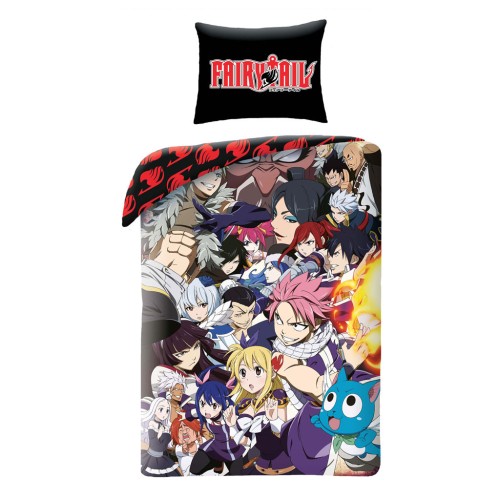 Fairy Tail Guild bedding cover 140×200cm, 70×90 cm microfibre