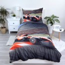 Car Racing Red Formula 1 Bed Linen 140×200cm, 70x90 cm Microfibre