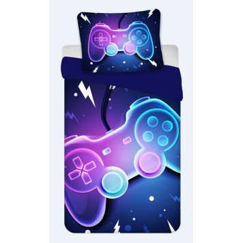 Gamer bedding set 140×200cm, 70×90 cm