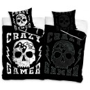 Gamer glow in the dark bedding set 140×200cm, 70x90 cm