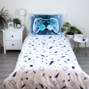 Gamer Game Over bedding set 140×200cm, 70×90 cm