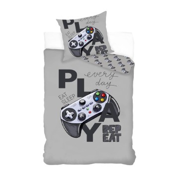 Gamer bedding set 140×200cm, 70×90 cm