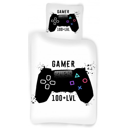 Gamer LVL bedding set 140×200cm, 70×90 cm