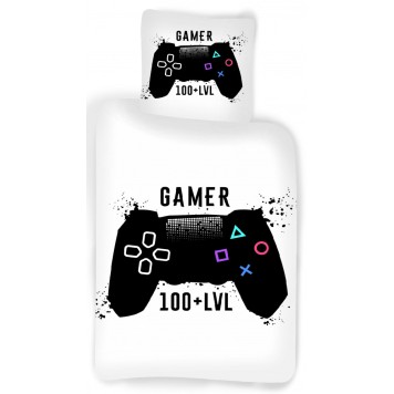 Gamer LVL bedding set 140×200cm, 70×90 cm