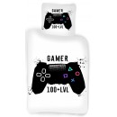 Gamer LVL bedding set 140×200cm, 70×90 cm