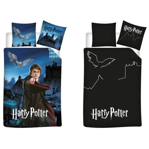 Harry Potter & Hedwig Glow-in-the-dark Bedding Set 140×200cm, 70×90 cm