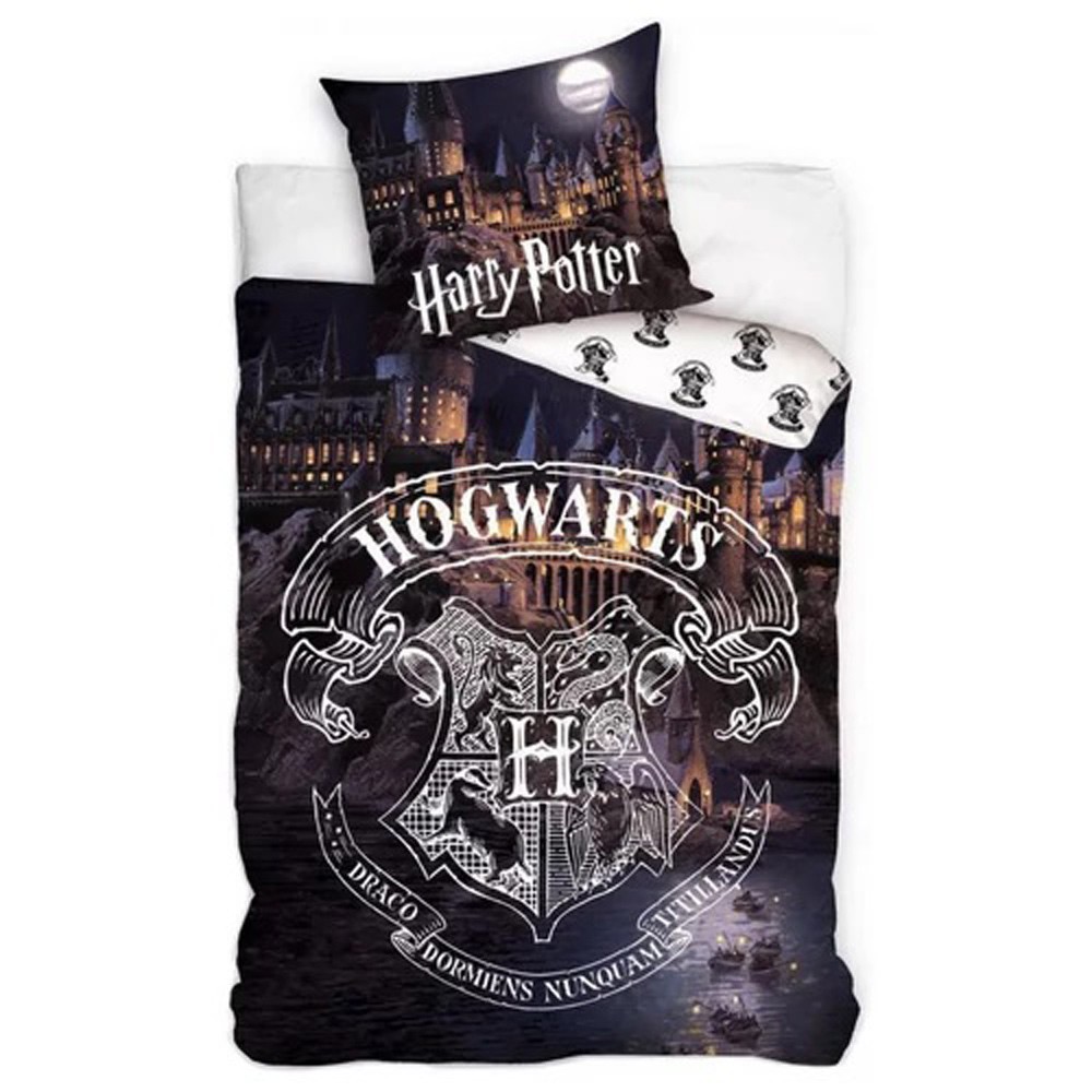 Harry Potter Castle Night bedding set 140×200cm, 70×90 cm