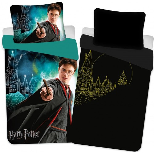 Harry Potter Wizard Glow-in-the-dark bedding cover 140×200cm, 70×90 cm