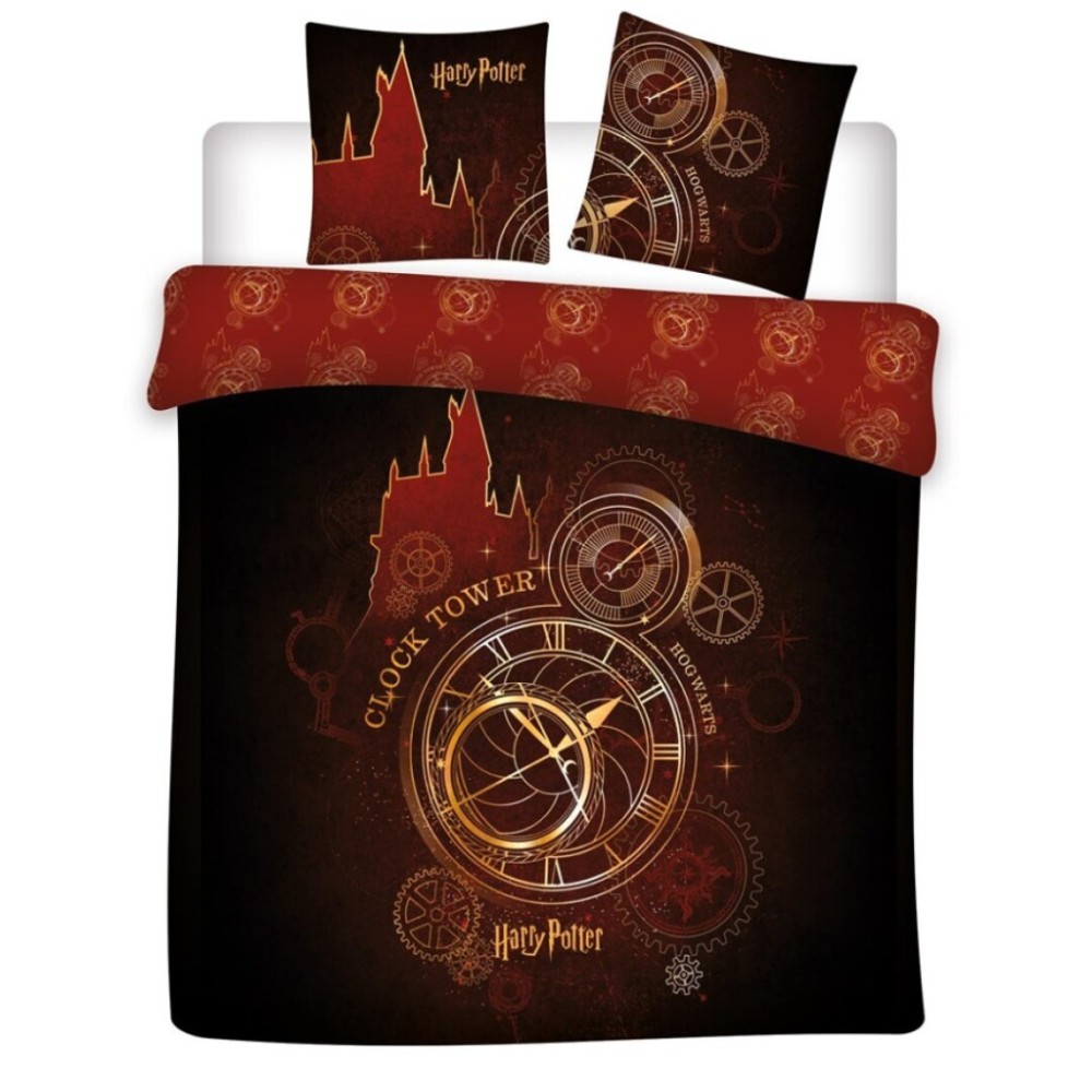 Harry Potter Clock Tower double, double duvet cover 240×220cm, 65x65 cm
