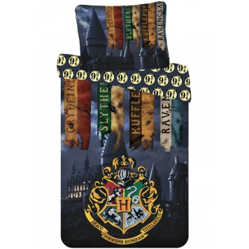 Harry Potter Houses bedding set 140×200cm, 70×90 cm