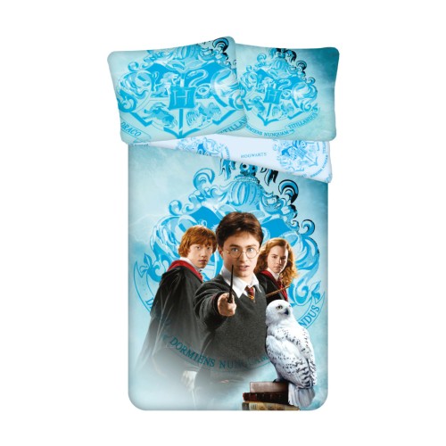 Harry Potter Light Blue bedding set 140×200cm, 70×90 cm microfibre