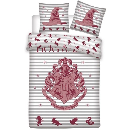 Harry Potter Sorting Hat bedding set 140×200cm, 63×63 cm microfibre