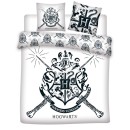 Harry Potter White double, double duvet cover 240×220cm, 65x65 cm