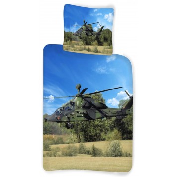 Helicopter bedding cover 135×200cm, 80×80 cm