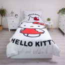 Hello Kitty White bedding cover 140×200cm, 70×90 cm