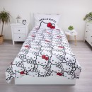 Hello Kitty White bedding cover 140×200cm, 70×90 cm