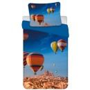 Vehicle Hot Air Balloon Bedding Set 135×200cm, 80×80 cm