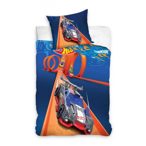 Hot Wheels Race Bedding Set 140×200cm, 70x90 cm