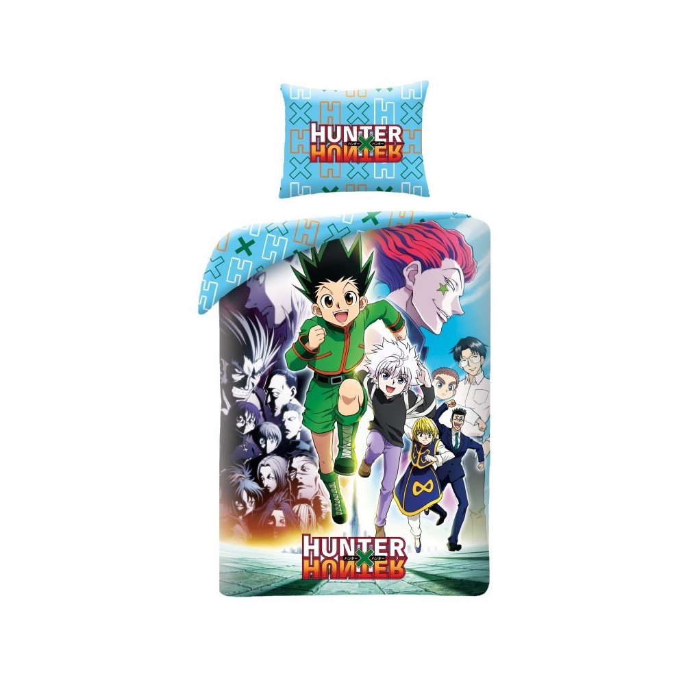 Hunter X Hunter Light and Shadow bedding set 140×200cm, 70×90 cm microfibre