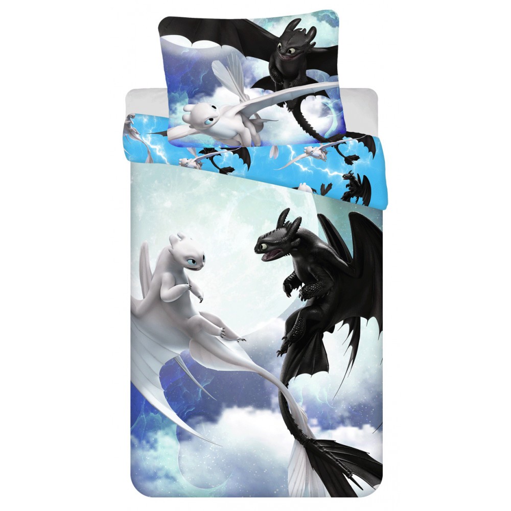 How To Train Your Dragon Sky bedding cover 140×200cm, 70×90 cm