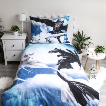 How To Train Your Dragon Sky bedding cover 140×200cm, 70×90 cm