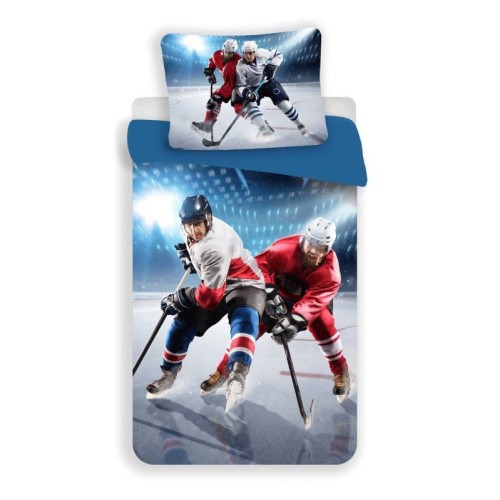 Hockey Fight bedding set 140×200cm, 70×90 cm microfibre