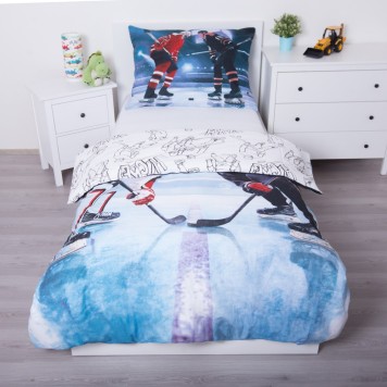 Hockey bedding cover 140×200cm, 70×90 cm