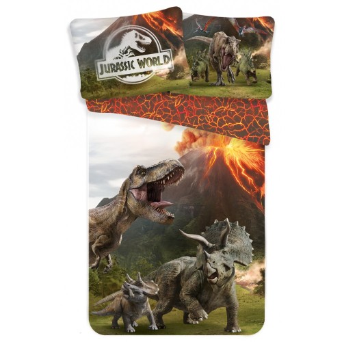 Jurassic World Lava bedding set 140x200 cm, 70x90 cm