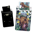 Jurassic World Roar glow-in-the-dark bedding cover 140×200cm, 70x90 cm