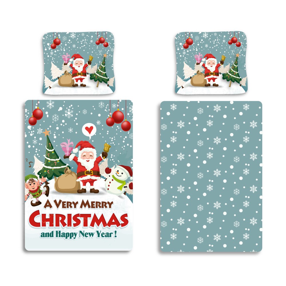 Christmas Snowing bedding set 140×200cm, 70×90 cm