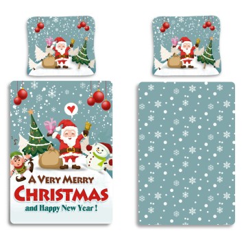 Christmas Snowing bedding set 140×200cm, 70×90 cm
