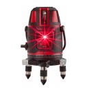 POZIOMICA LASEROWA LASER KRZYŻOWY 360 CZERWONY RTPLK0037
