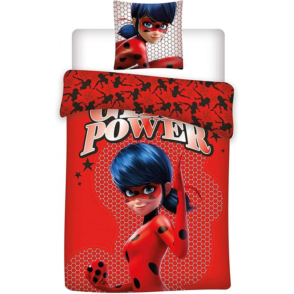 Miraculous Ladybug Girl Power bedding set 140×200cm, 63×63 cm microfibre