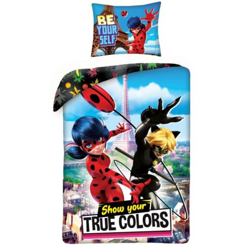 Miraculous Ladybug Paris Adventure bedding set 140×200cm, 70×90 cm